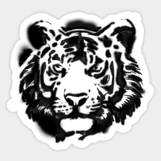 Tiger street art graffiti Sticker